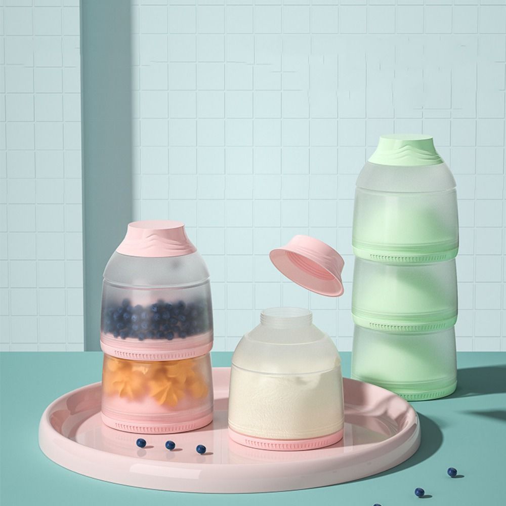 Baby Products Distributor - 3 lagen babymelkpoederdooscompartiment Grote capaciteit Draagbare
