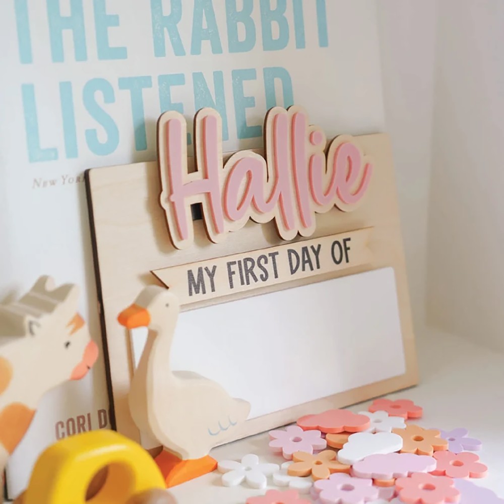 Baby Gate Stairs - 1Pc Aangepaste eerste en laatste schooldag