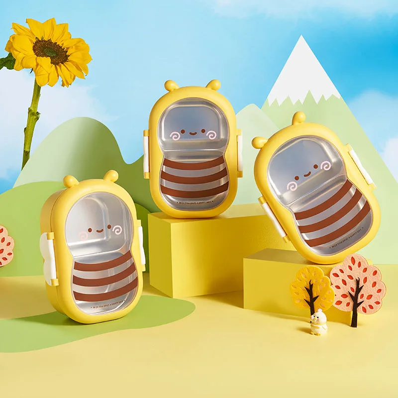 Baby Food Storage Jar - Draagbare Lunchbox Voor Student Schattige Bee