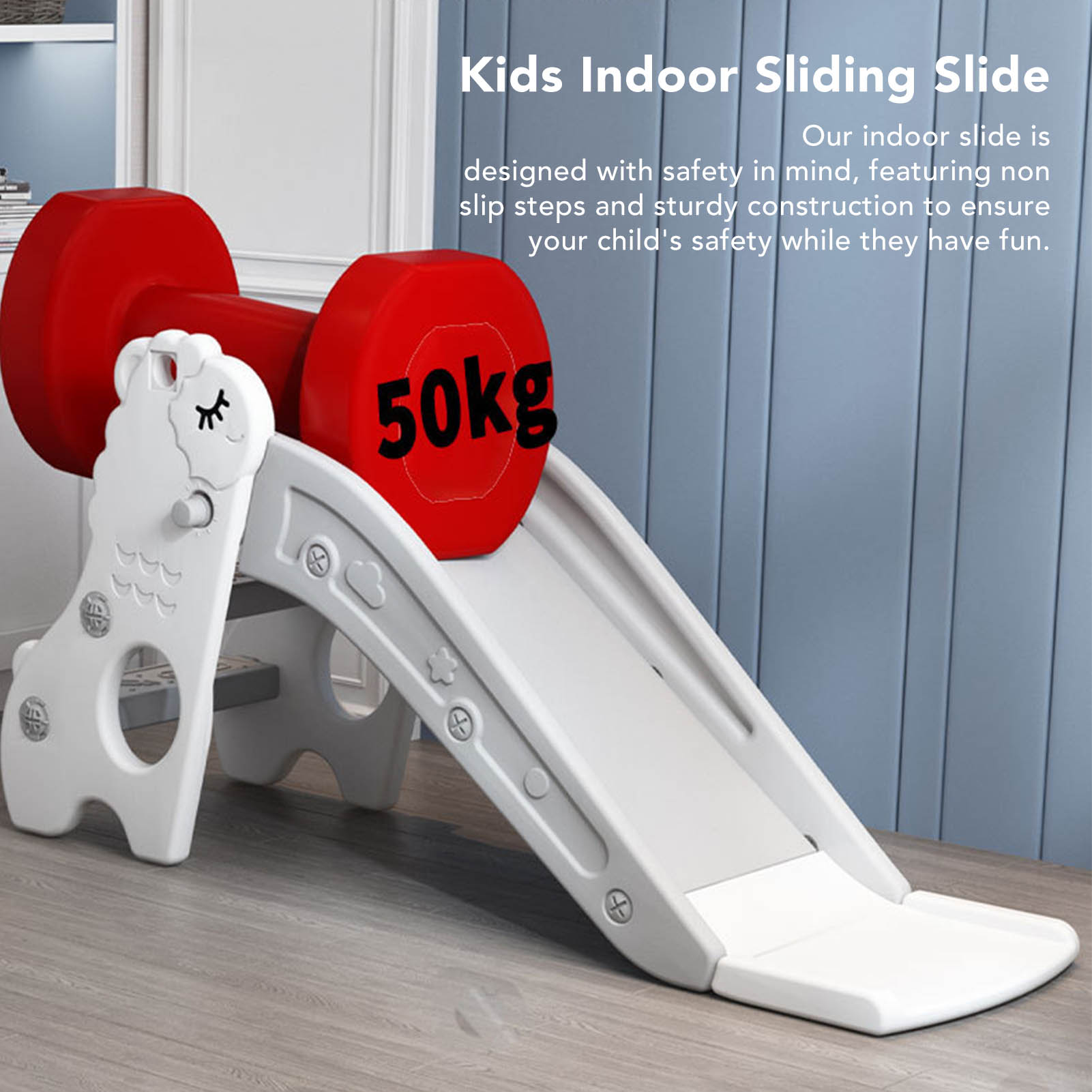 Baby Gate Stairs - Kinderen Indoor Glijbaan Vrijstaand Opklapbaar 2
