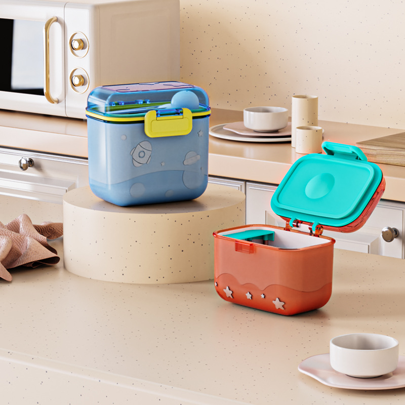 Cartoon Rocket Melkpoederdoos, - Baby Food Storage Jar recensie en prijs