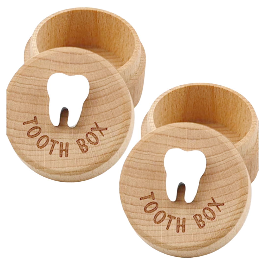 1 stks Houten Baby Tand Aanden - Baby Products Storage Box recensie en prijs