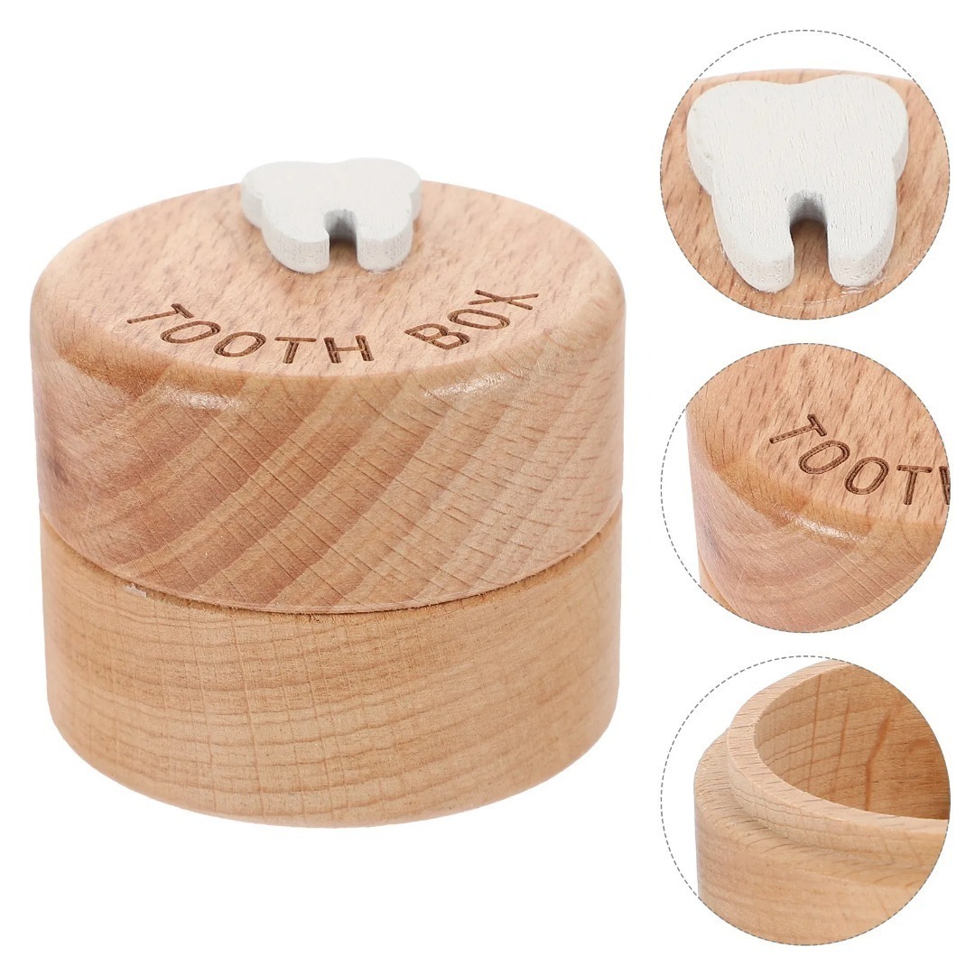 1 stks Houten Baby Tand Aanden - Baby Products Storage Box recensie en prijs