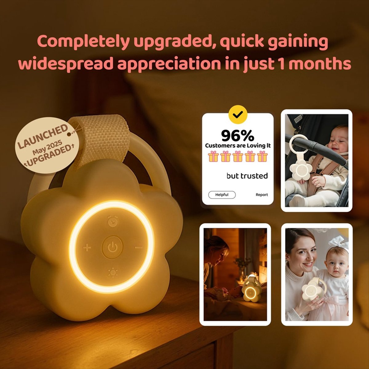 Prachtig - draagbare witte rui - White Noise Machine Baby recensie en prijs