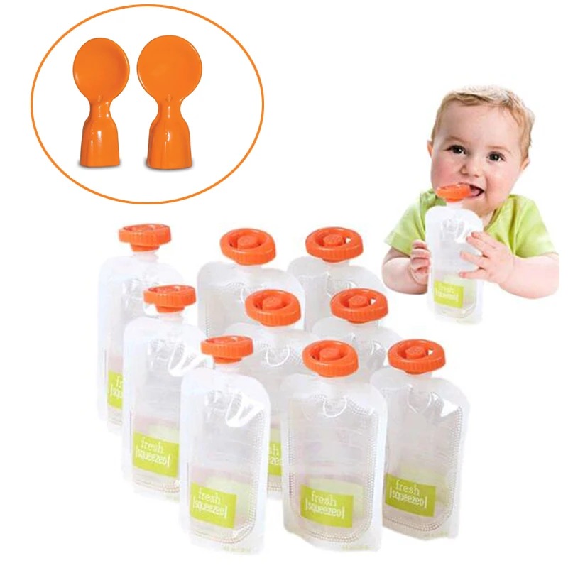 50 stuks babyvoedsel opbergzak - Baby Food Storage Jar recensie en prijs